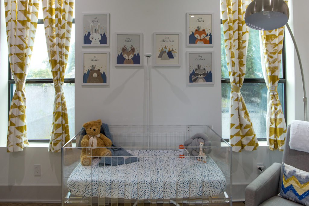 The Nanit (pictured here with the floor stand) is an incredible baby monitor that captures crisp video and provides sleep analytics.