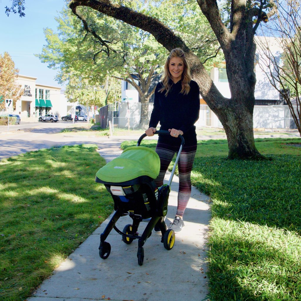 The Doona is designed for sidewalks and city living, but we have also used it "off-road" at places like the Renaissance Festival.